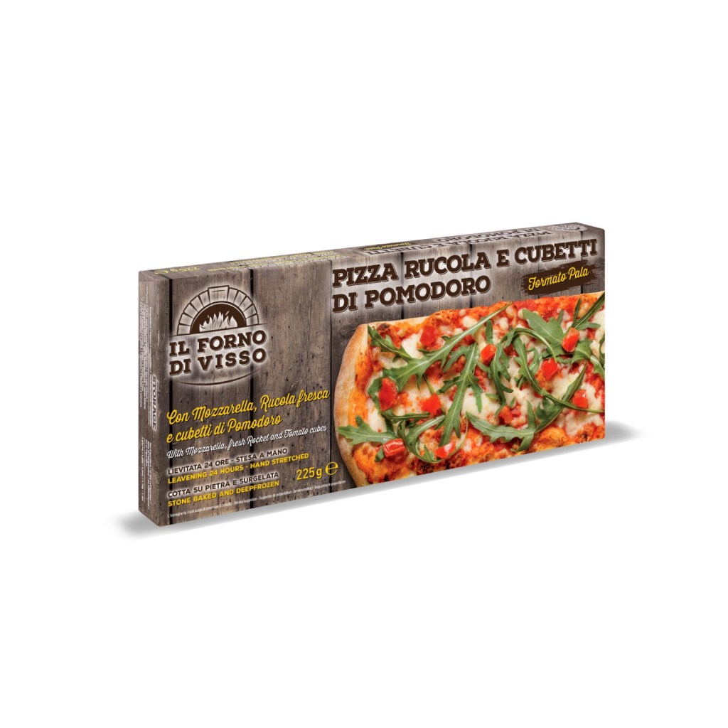 divinepasta product Forno Visso Pizza Rucola Pomodoro angle shd