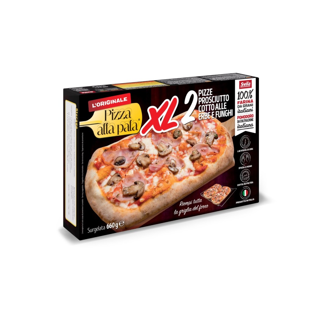 divinepasta product PalaXL prosciutto cotto funghi angle shd