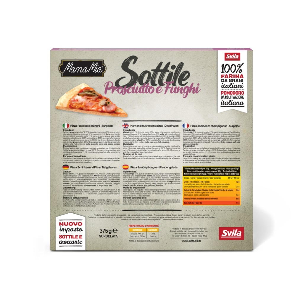 divinepasta product Mama mia sottile proscuitto e funghi back shd