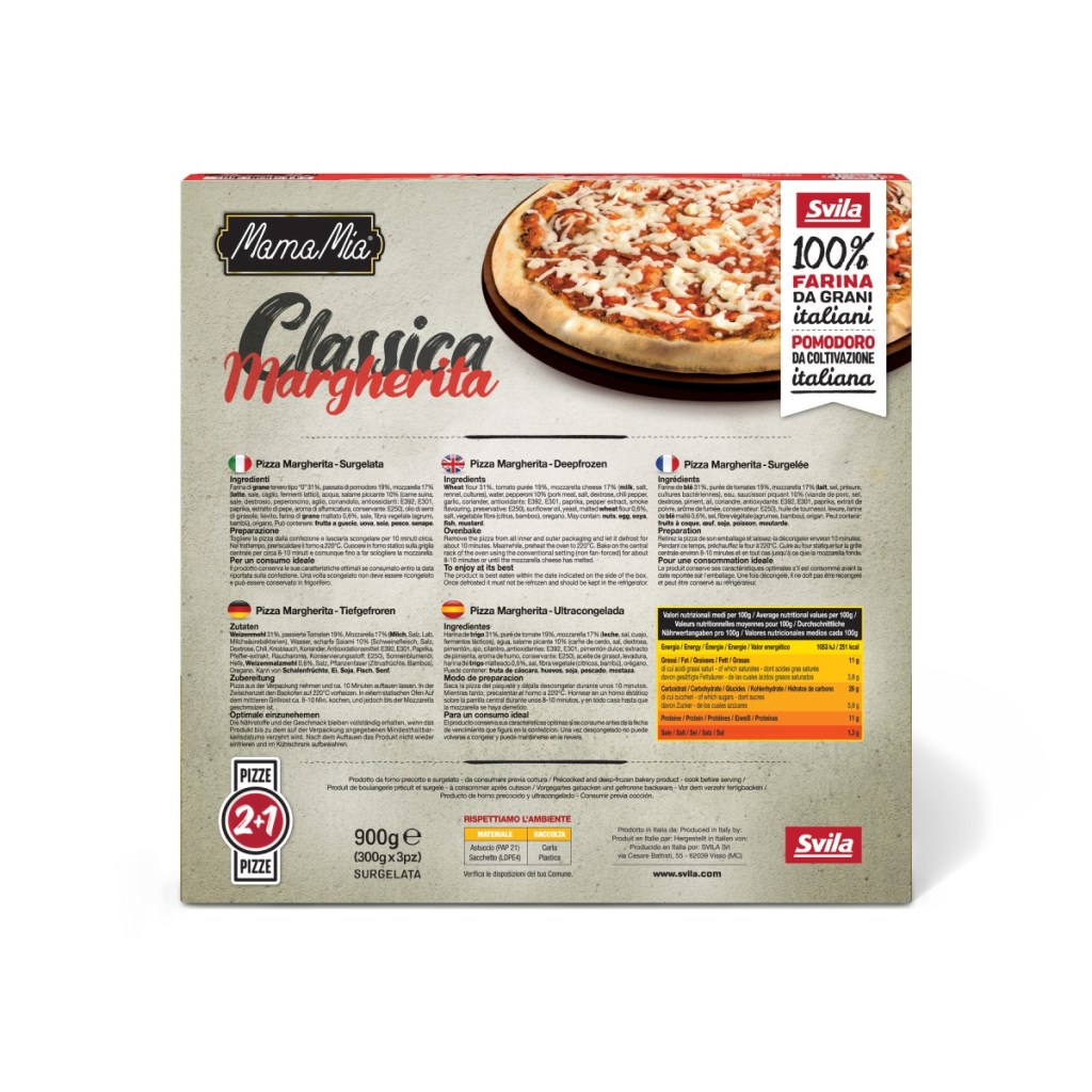 divinepasta product Mama mia Mama mia Classica Margherita 3 back