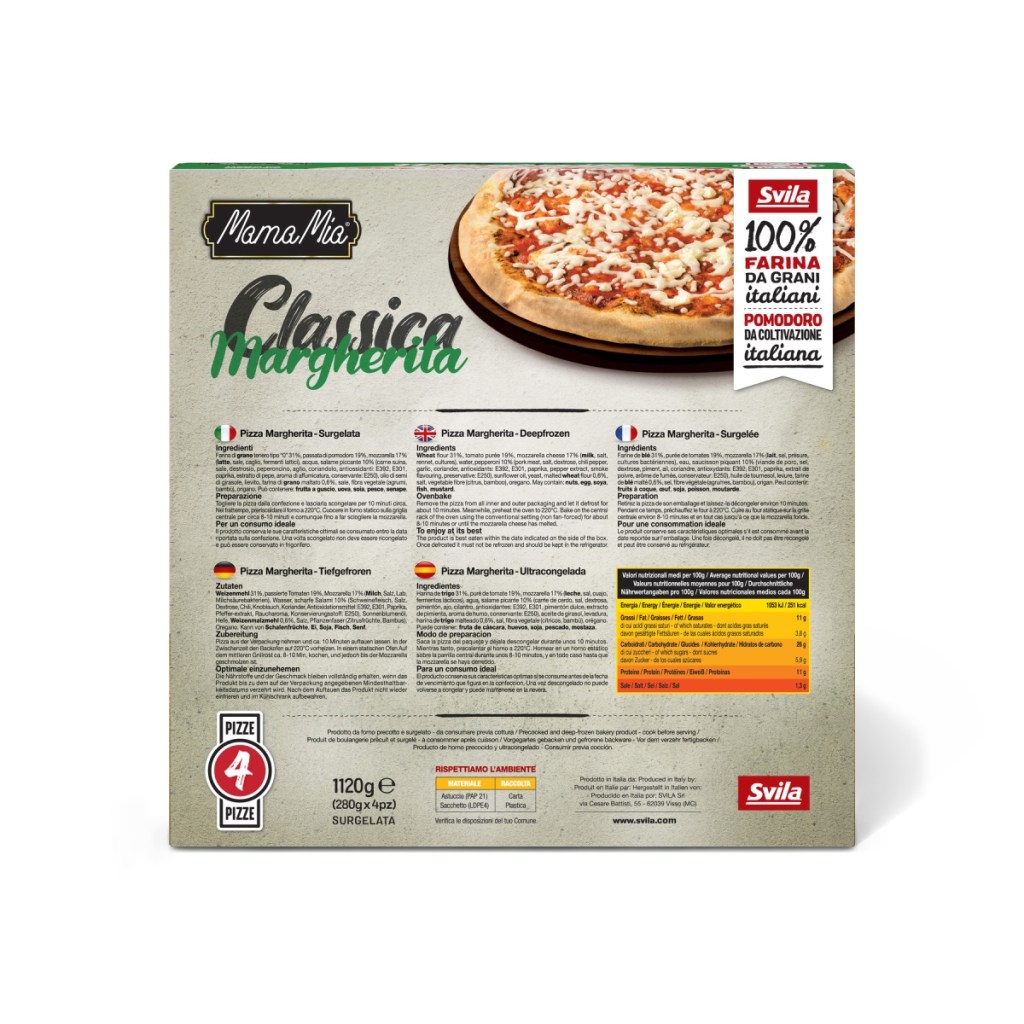 divinepasta product Mama mia Mama mia Classica Margherita 4 back